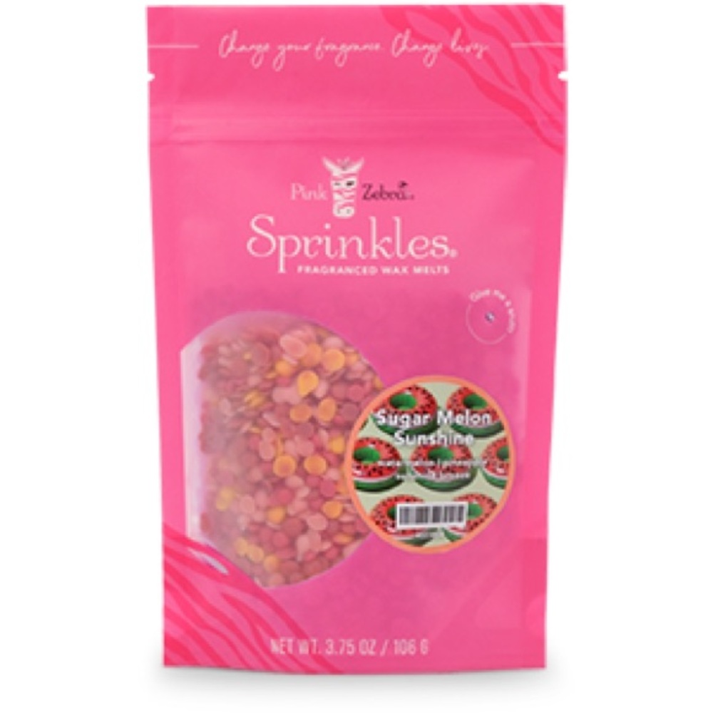 Sugar Melon Sunshine Bag Pink Zebra Sprinkles